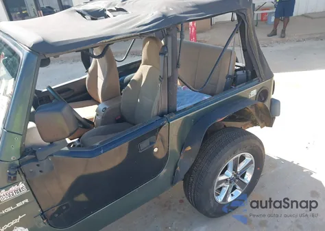 2002 Jeep Wrangler Sport из США, поврежденный, VIN 1J4FA49S52P760173